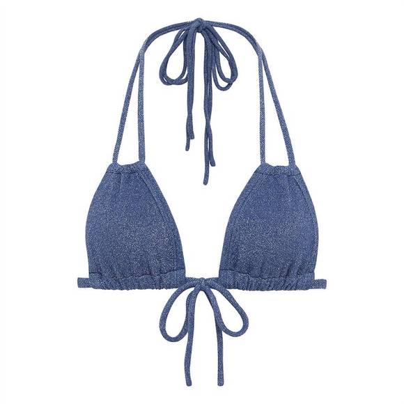 MONTCE Other - NEW MONTCE women's euro bow bikini top in sky sparkle